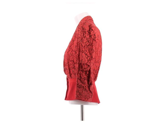 Top de algodón rojo Emanuel Ungaro Talla 40 Roja - vista 3