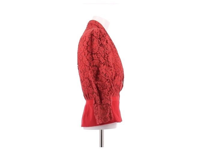 Top de algodón rojo Emanuel Ungaro Talla 40 Roja - vista 4