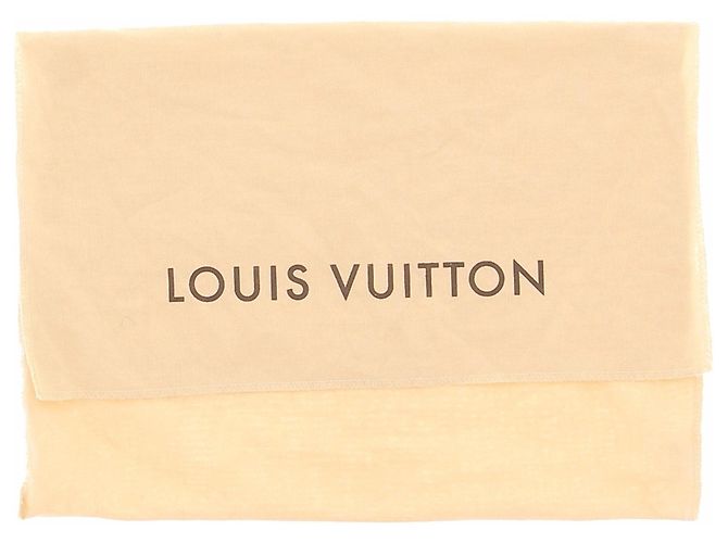 Borsa a mano Louis Vuitton in pelle trapuntata marrone - vista 8