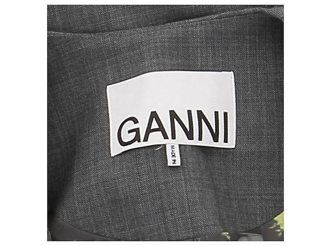 Blazer Ganni de lana gris - vista 7