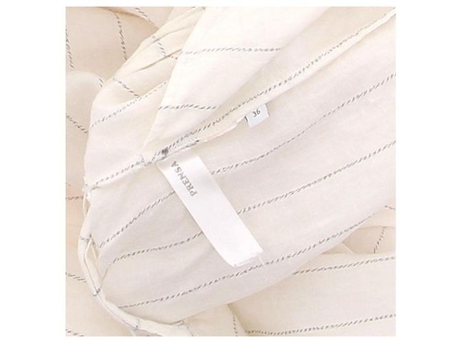 Vestido cruzado Loewe de algodón blanco talla 36 - vista 5