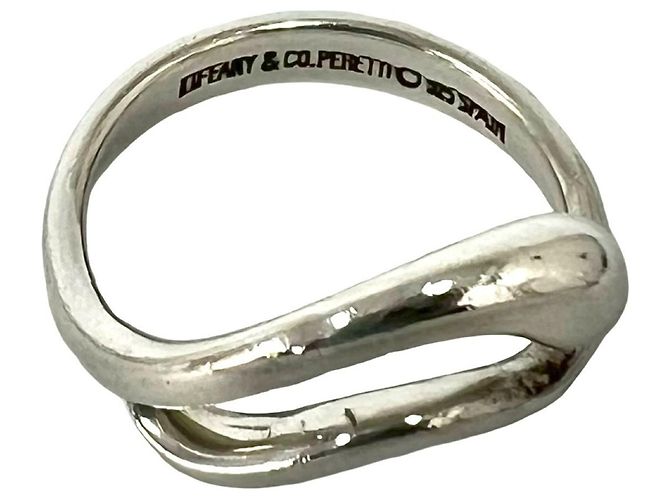 Tiffany & Co Tiffany Vintage Teardrop Band Ring Silber - Ansicht 3
