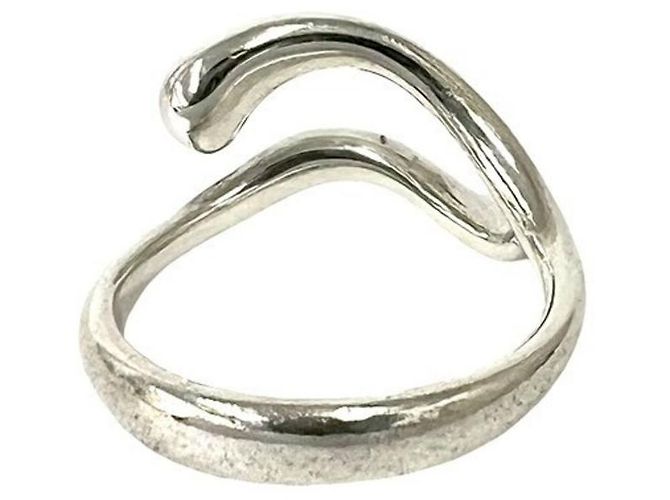 Tiffany & Co Tiffany Vintage Teardrop Band Ring Silber - Ansicht 6