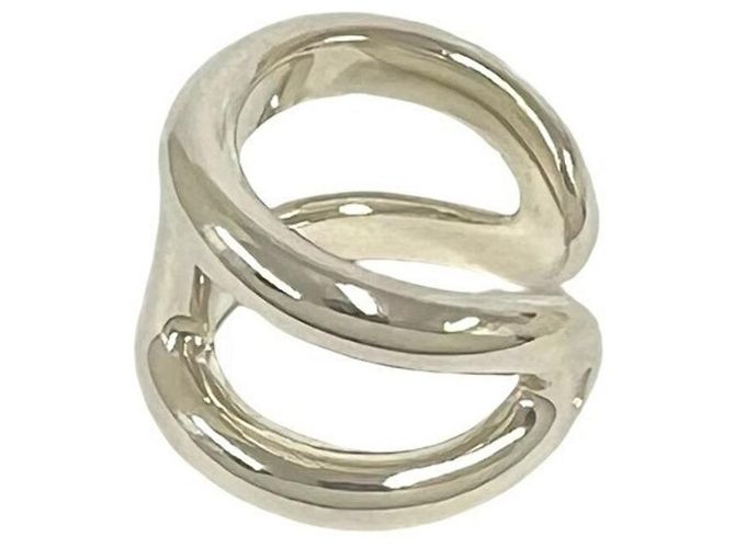 Ring Anillo Hermès Osmos GM Plata - vista 4