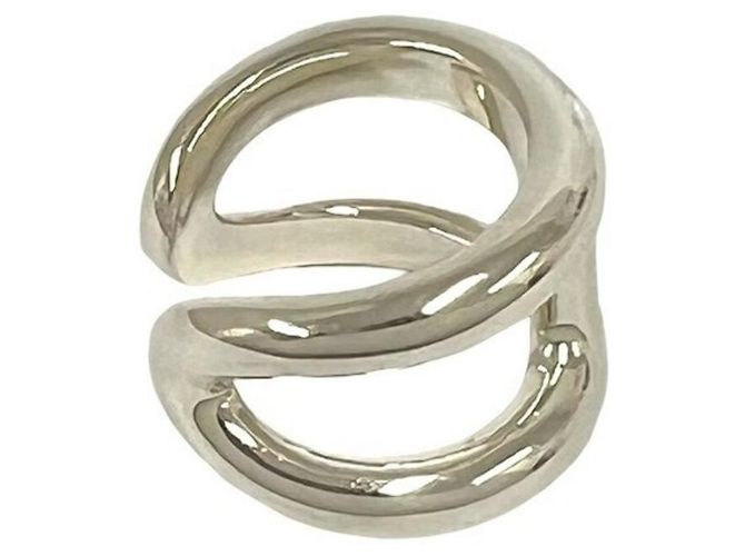 Ring Anillo Hermès Osmos GM Plata - vista 5