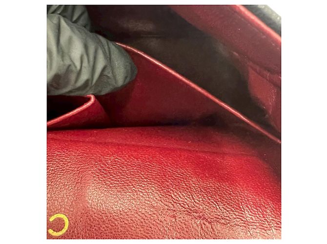 Borsa a Spalla Chanel Matelassé Coco Mark Double Flap Nero - vista 10