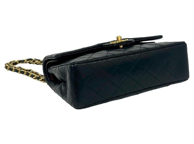 Borsa a Spalla Chanel Matelassé Coco Mark Double Flap Nero - vista 7