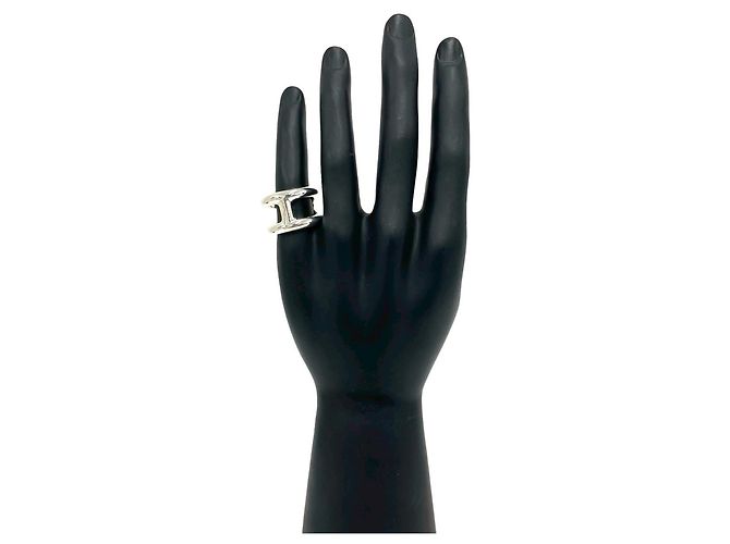 Hermès Hermes Osmo's GM Ring Silvery - view 2