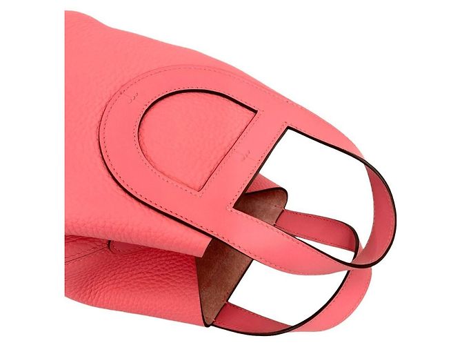 Hermès Borsa Tote Mini Hermes In the Loop 18 Rosa - vista 4