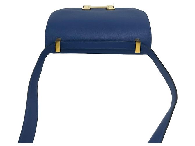 Hermès Hermes Constance 23 Evercolor Leather Schultertasche Blau - Ansicht 4