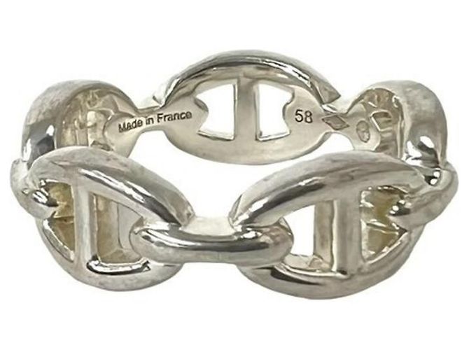 Hermès HERMES Chaine d'Ancre Enchainée Ring aus Sterlingsilber - Ansicht 6
