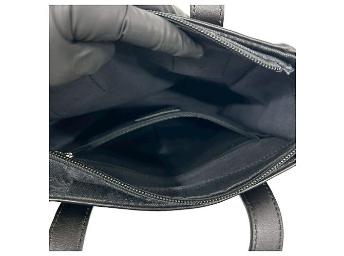 Loewe Vintage Anagram Pattern Handtasche Schwarz - Ansicht 10