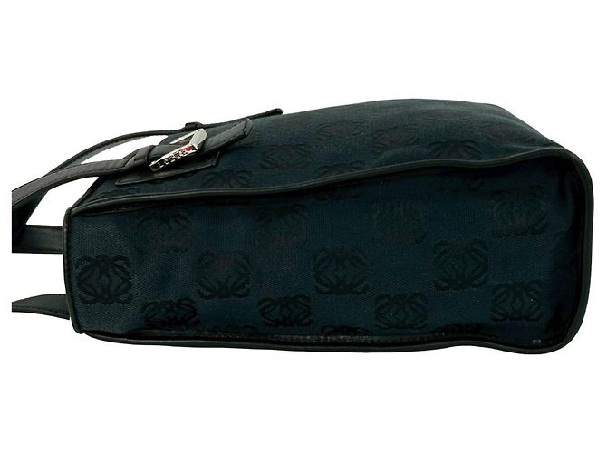 Loewe Vintage Anagram Pattern Handtasche Schwarz - Ansicht 5