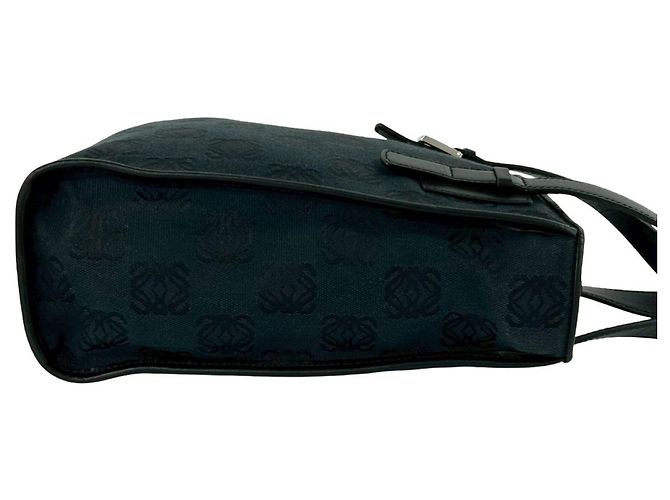 Loewe Vintage Anagram Pattern Handtasche Schwarz - Ansicht 6