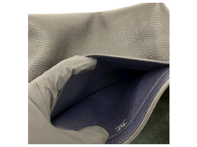 Hermès Borsa Tote Hermes Cabasellier 46 in Navy Blu navy - vista 10