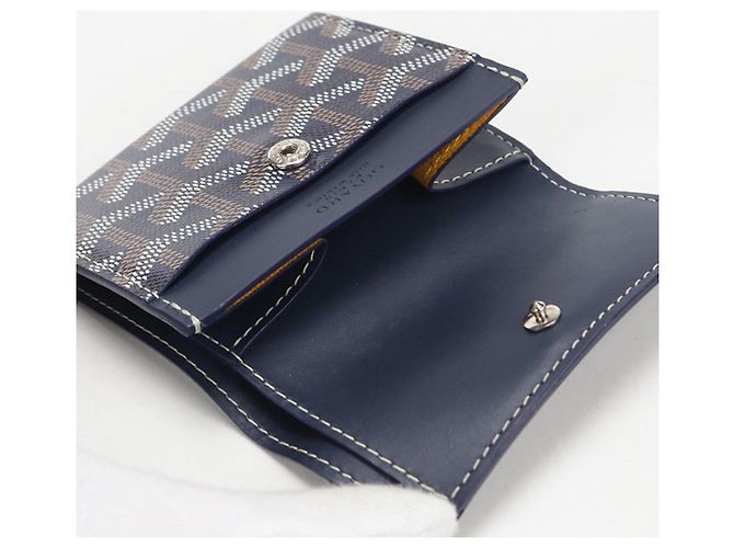 Cartera de doble pliegue Goyard Marigny Azul marino - vista 3