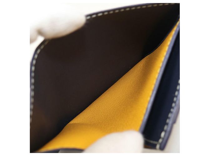 Cartera de doble pliegue Goyard Marigny Azul marino - vista 5