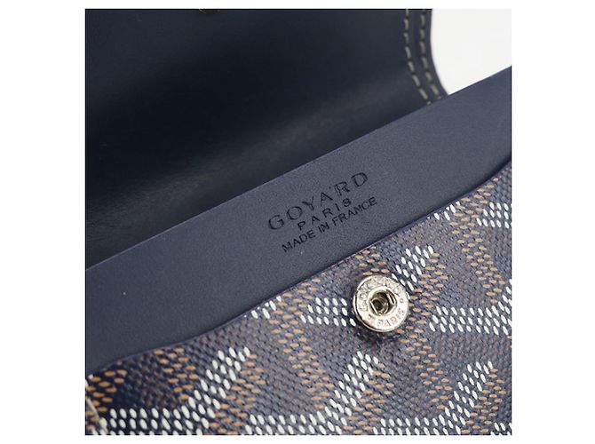 Cartera de doble pliegue Goyard Marigny Azul marino - vista 6