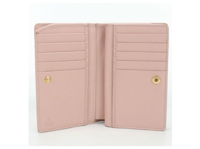 Cartera bi-fold rosa Gucci - vista 4
