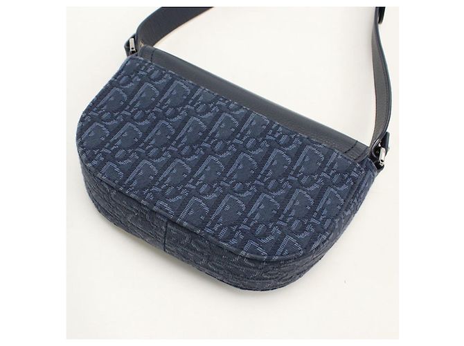 Borsa a tracolla Christian Dior DIOR Blu navy - vista 2