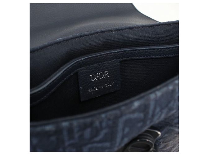 Borsa a tracolla Christian Dior DIOR Blu navy - vista 4