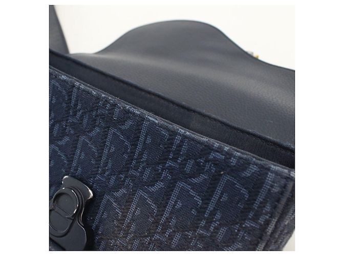 Borsa a tracolla Christian Dior DIOR Blu navy - vista 7