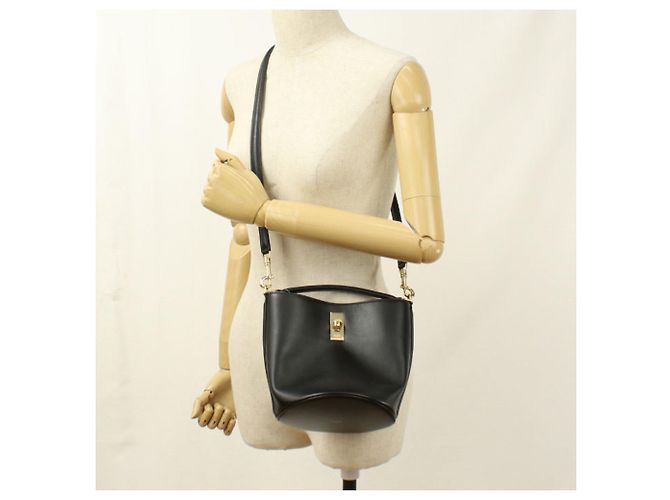 16 Céline Borsa a secchiello Celine Teen Nero - vista 7