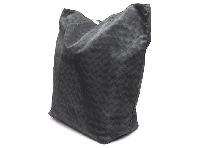 Borsa Tote Bottega Veneta Intrecciato Illusion Nero - vista 2