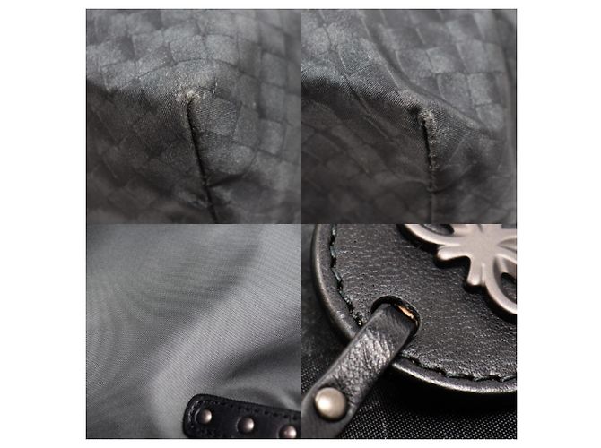 Borsa Tote Bottega Veneta Intrecciato Illusion Nero - vista 6