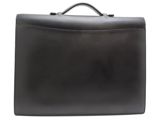 Hermès Hermes Sac à Dépêches 38 Briefcase Noir - vue 2