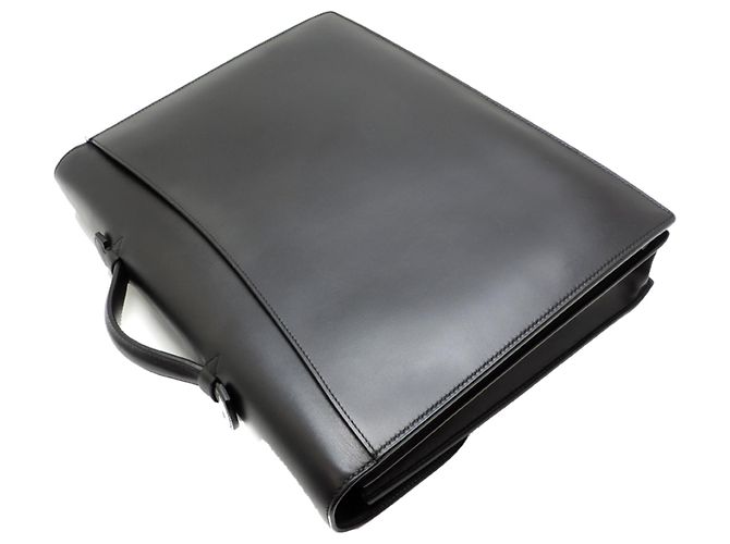 Hermès Hermes Sac à Dépêches 38 Briefcase Noir - vue 4