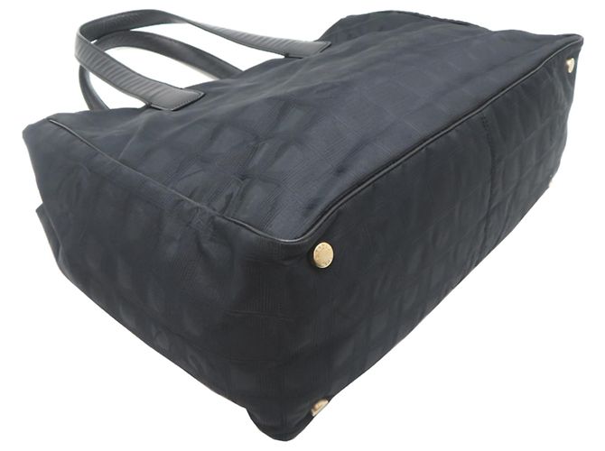 Borsa Tote da donna Chanel Travel Line Nero - vista 3