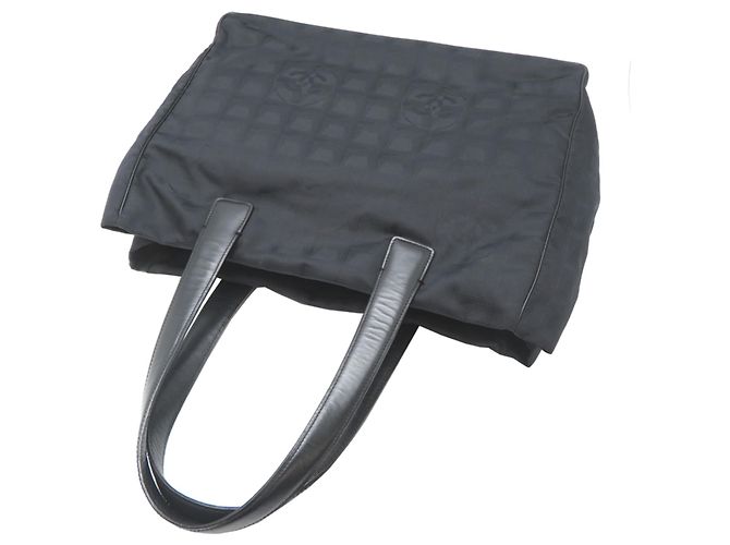 Borsa Tote da donna Chanel Travel Line Nero - vista 4