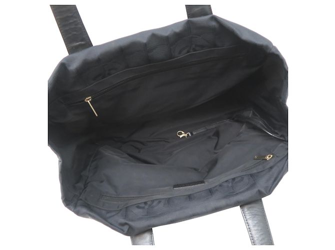Borsa Tote da donna Chanel Travel Line Nero - vista 6