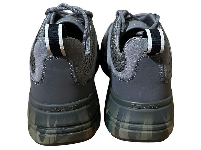 Coach Tech Runner Sneakers Camouflage Grigio Uomo - vista 3