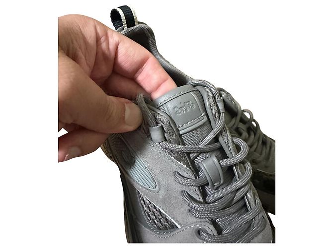 Coach Tech Runner Sneakers Camouflage Grigio Uomo - vista 4