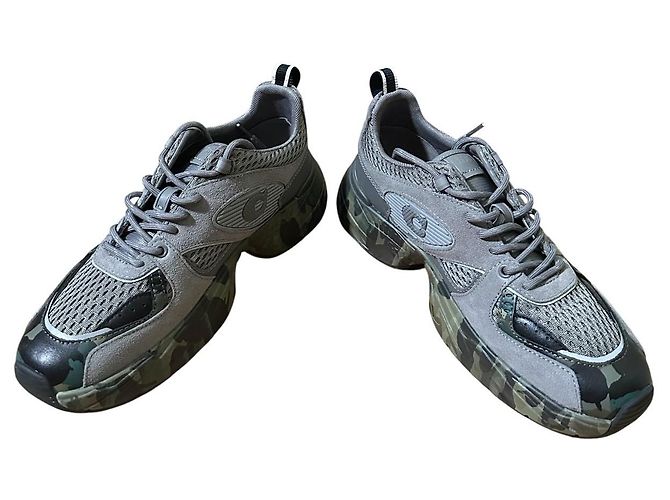 Coach Tech Runner Sneakers Camouflage Grigio Uomo - vista 6
