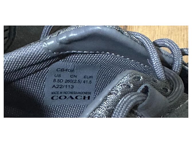 Coach Tech Runner Sneakers Camouflage Grigio Uomo - vista 8