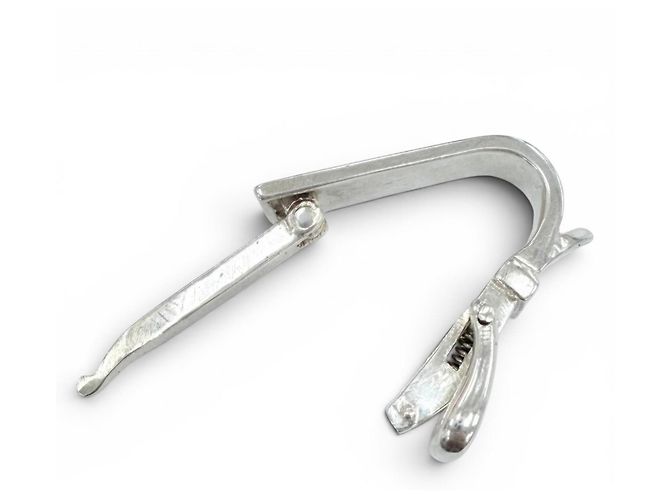 Hermès Hermes Vintage 1970s Ceinture SV800 Scarf Ring Argento - view 4