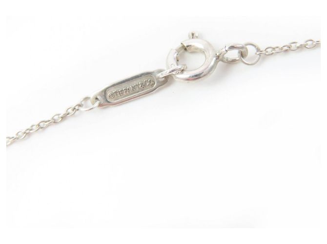 Tiffany & Co Collana con pendente Tiffany Elsa Peretti Open Heart Argento D'oro - vista 8