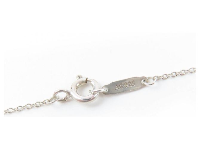 Tiffany & Co Collana con pendente Tiffany Elsa Peretti Open Heart Argento D'oro - vista 9