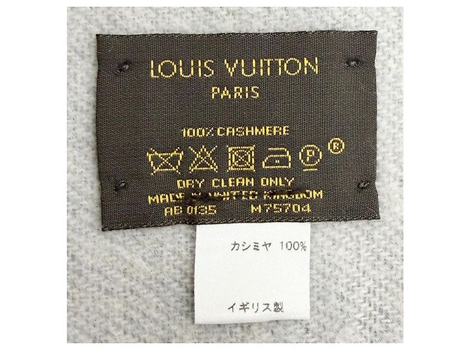 Stola in cashmere blu Louis Vuitton - vista 6