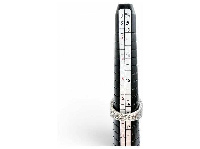 Gucci Silver 925 Interlocking G Band Ring Silvery - view 9