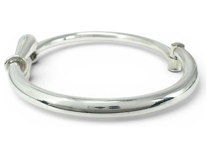 Tiffany & Co. Mexican Hinge Silver Bangle Silvery - view 5