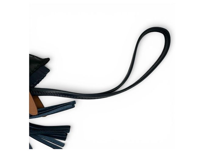 Hermès Charm per borsa Hermes Rodeo Pegasus PM Nero Blu D'oro - vista 5