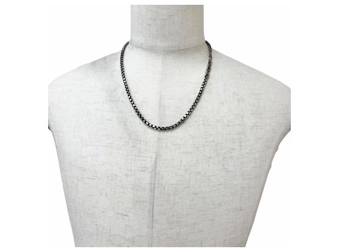 Collana a catena Monogram in argento 925 Louis Vuitton - vista 2