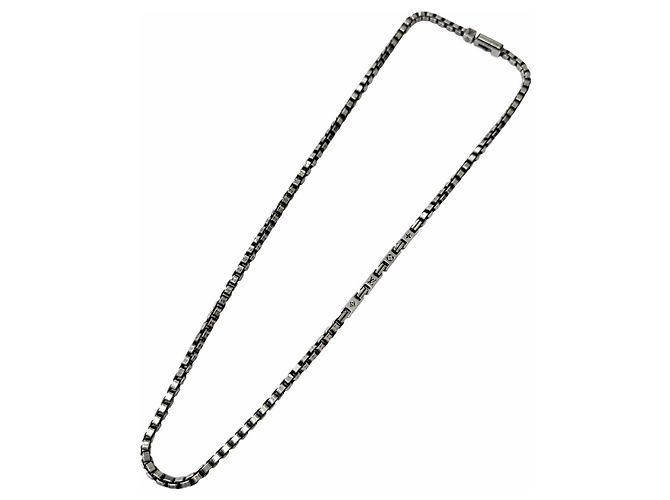 Collana a catena Monogram in argento 925 Louis Vuitton - vista 3