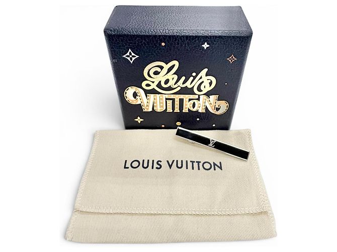 Louis Vuitton M00913 LV AWARD Tie Pin Nero Argento - view 2