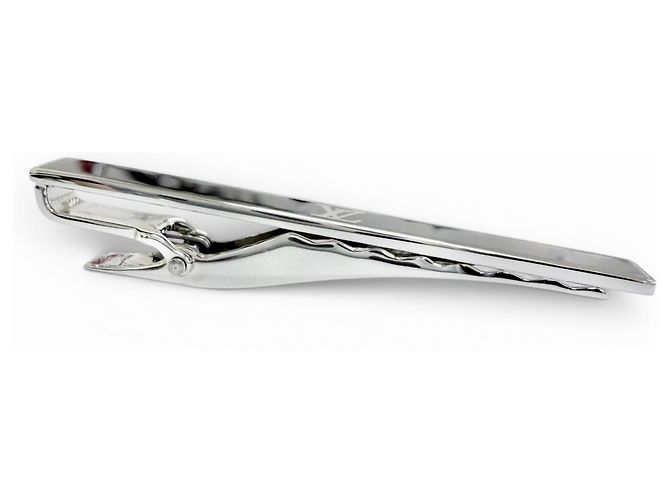 Louis Vuitton M00913 LV AWARD Tie Pin Nero Argento - view 3