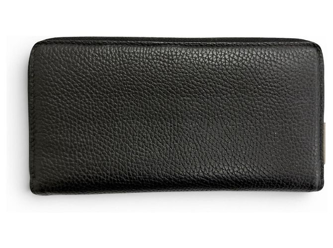 Gucci Black Leather Long Wallet - view 3